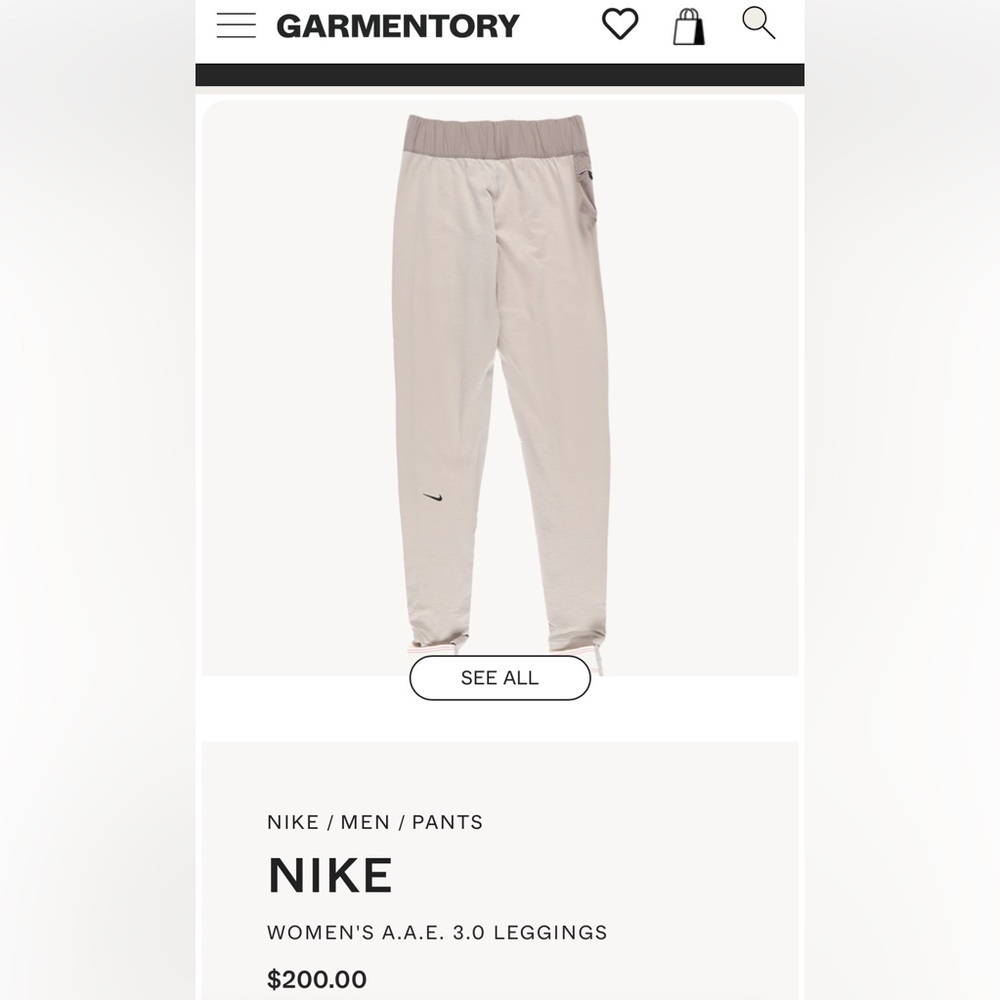 NWT! NIKE NIKELAB A.A.E. 3.0 UNIQUE HIGH WAIST LEGGINGS BV8072-133 Women’s XS